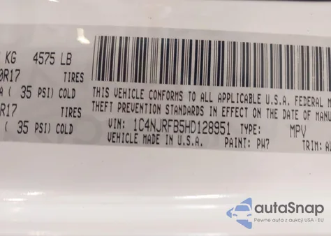 2017 Jeep Patriot High Altitude 4X4 из США, поврежденный, VIN 1C4NJRFB5HD128951